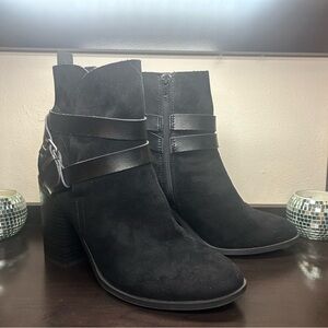 Madden Girl Black Ankle Booties